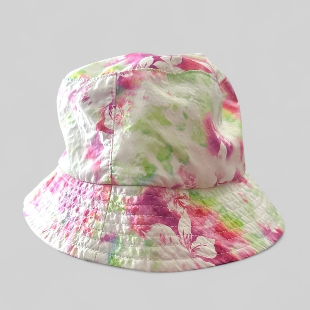 Hurley Floral Tie Dye‎ Sunset Bucket Hat Womens One Size